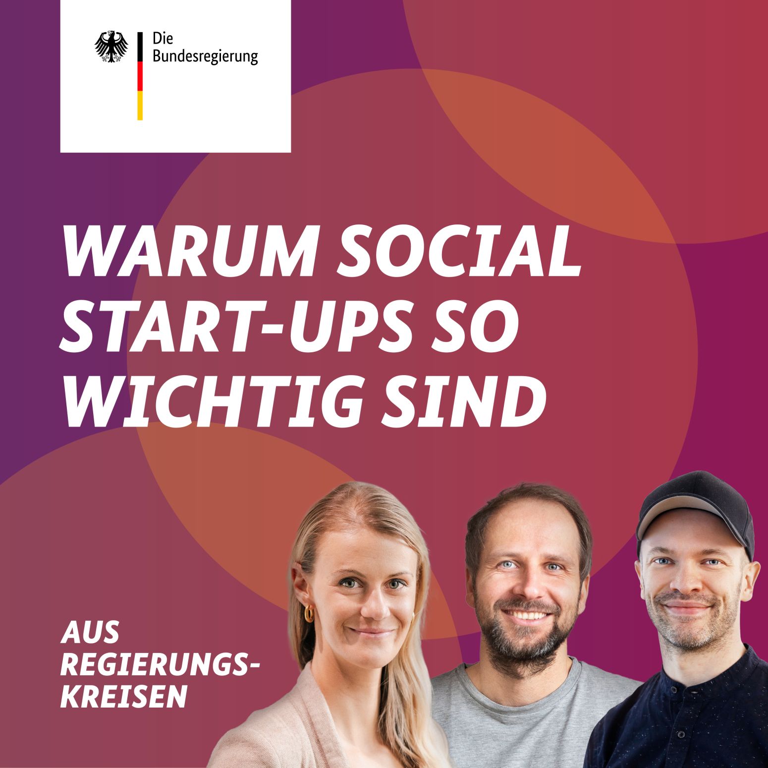 Beauftragte für Soziale Innovationen trifft Ecosia-Gründer: Warum braucht Deutschland mehr Social Start-ups?
