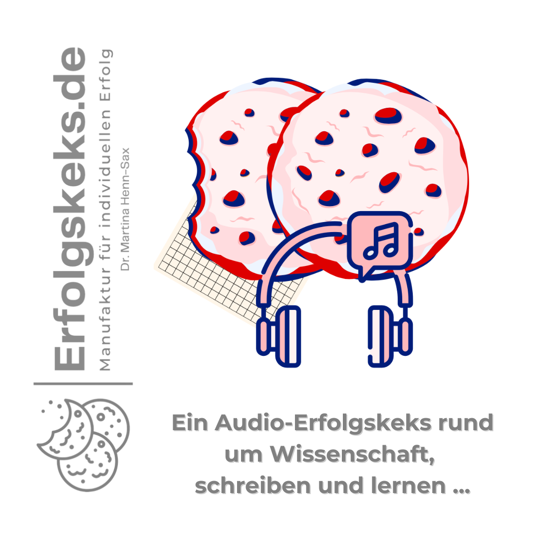Ein Audio-Erfolgskeks rund um Wissenschaft, schreiben und lernen ...