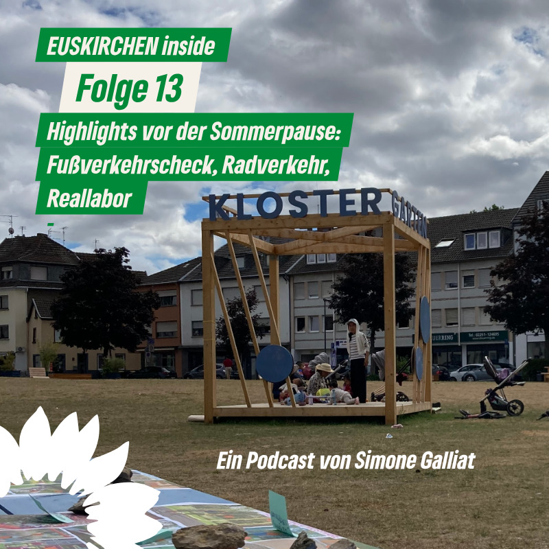Highlights vor der Sommerpause: Fußverkehrscheck, Radverkehr, Reallabor im Klostergarten episode artwork