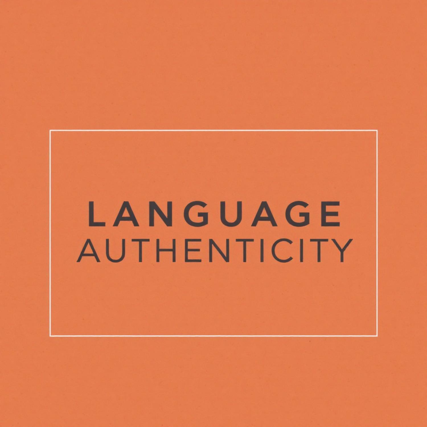 Language Authenticity