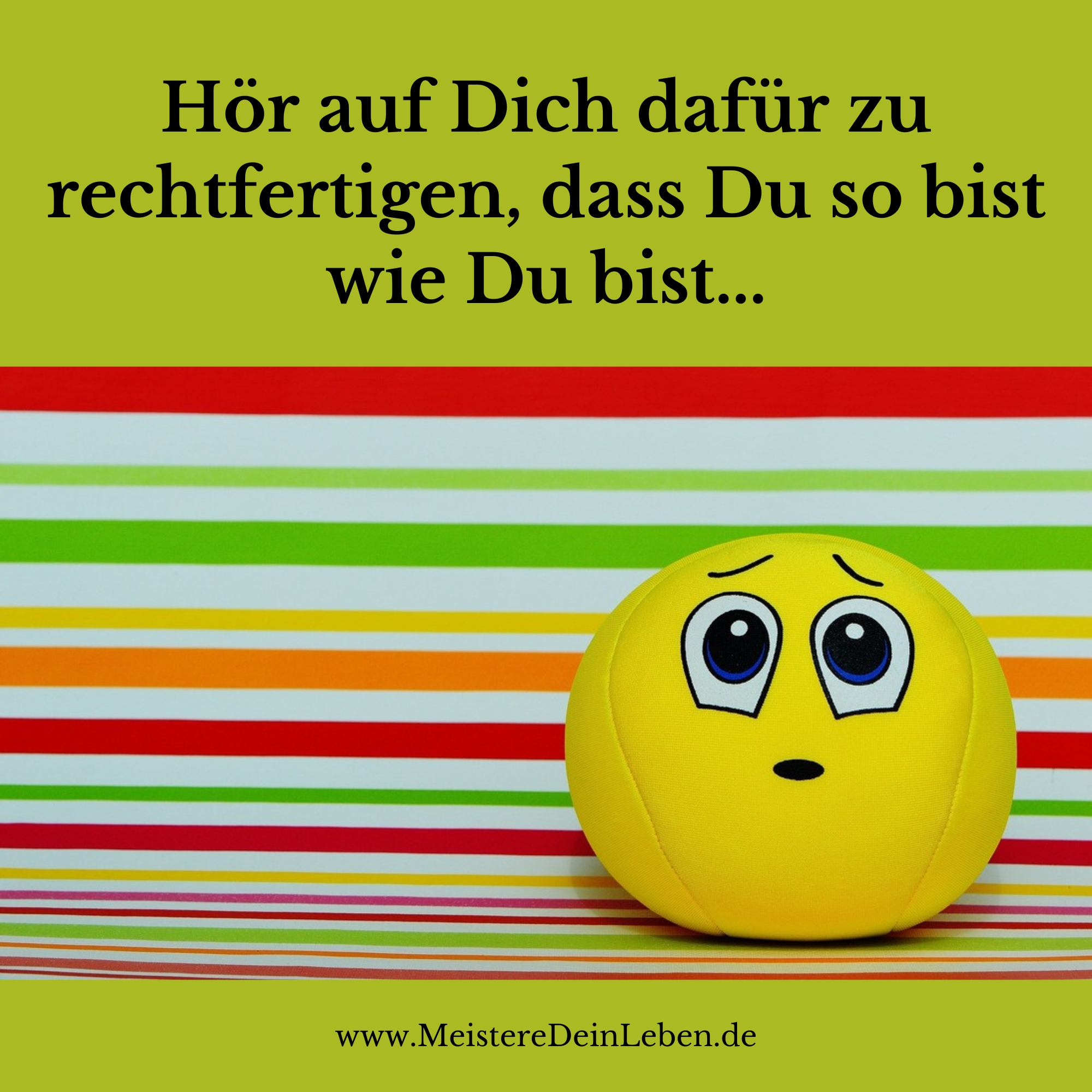Hör auf Dich dafür zu rechtfertigen, dass Du so bist wie Du bist! episode artwork