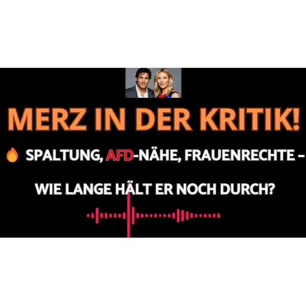🔥 Friedrich Merz unter Druck: Kritik wächst – Ist er noch tragbar als Kanzlerkandidat?