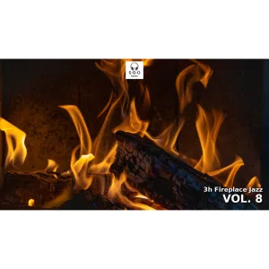 Fireplace Jazz 🔥 3 Hours Cozy Winter Lounge for Reading | Vol. 8