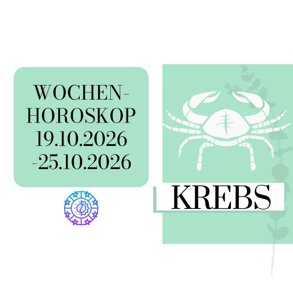 ♋ Wochenhoroskop - Krebs | 19.10.-25.10.26 | KW 43/2026
