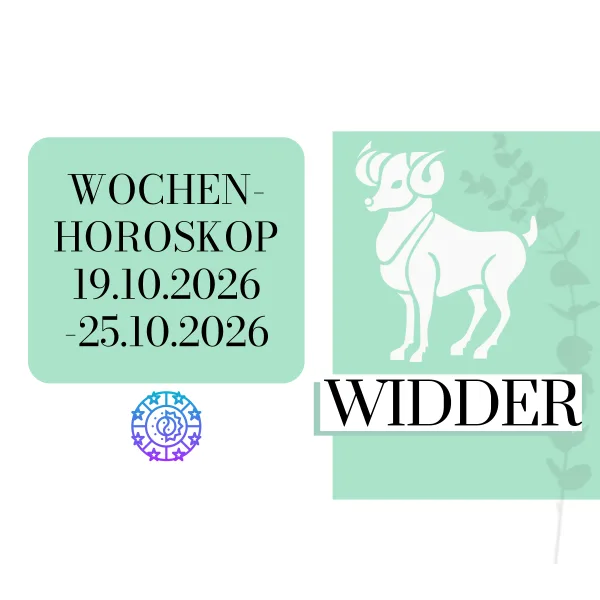 ♈ Wochenhoroskop - Widder | 19.10.-25.10.26 | KW 43/2026
