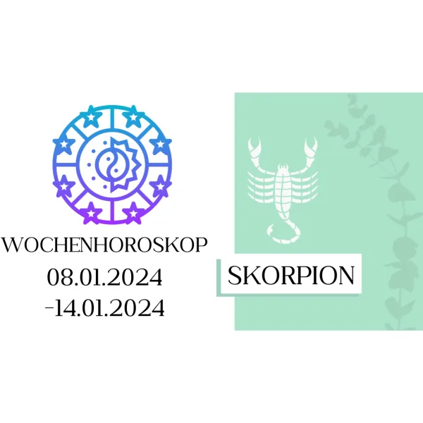 Wochenhoroskop - Skorpion | 01.01.-07.01.24 | KW 01/2024