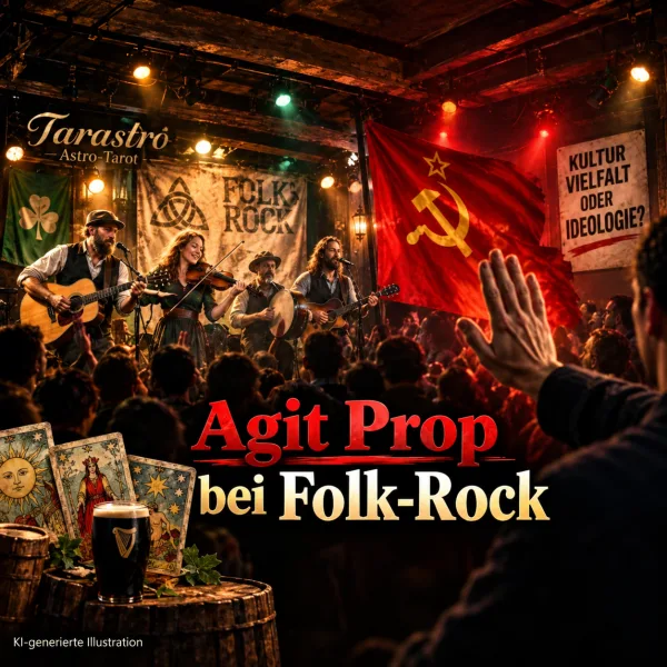 Wenn Folk-Rock zur Agit-Prop Bühne wird – Kulturevent mit roter Botschaft?