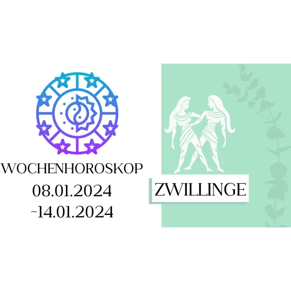 Wochenhoroskop - Zwillinge | 01.01.-07.01.24 | KW 01/2024