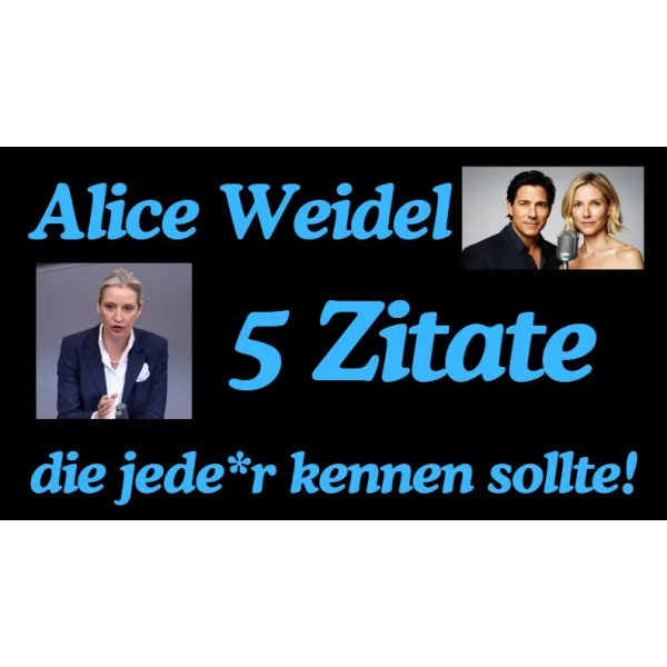 5 Zitate von Alice Weidel, die jeder kennen sollte – und ihre erschreckende Bedeutung 😓😱