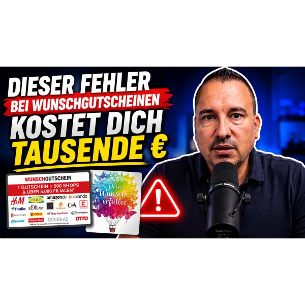 #402 - Dieser Fehler bei Wunschgutscheinen kostet Deutsche jedes Jahr tausende Euro und was du tun kannst