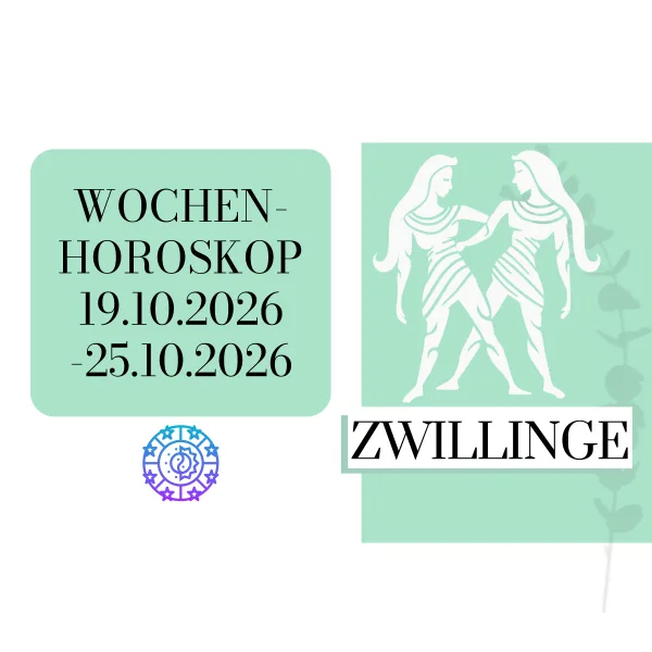 ♊ Wochenhoroskop - Zwillinge | 19.10.-25.10.26 | KW 43/2026