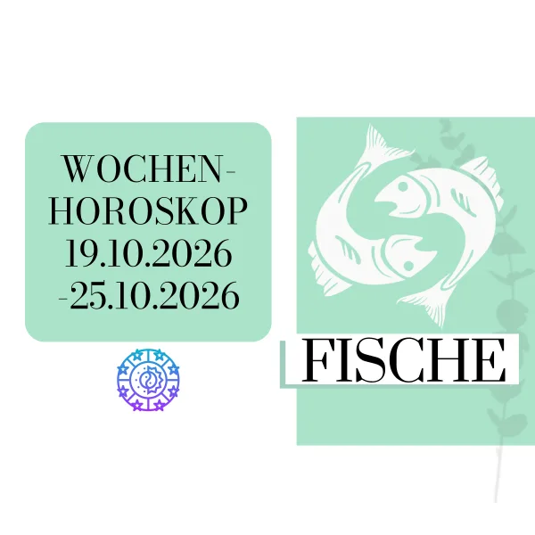 ♓ Wochenhoroskop - Fische | 19.10.-25.10.26 | KW 43/2026