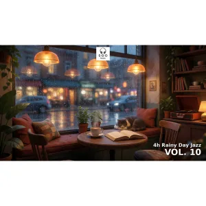 Rainy Day Jazz ☔ 4 Hours Cozy Jazz for Study & Sleep | Vol. 10