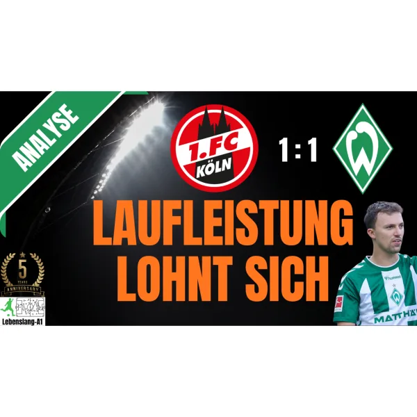 ⚽ Werder Bremen - News & Aktuelles 13.09.2026  | Analyse | 1. FC Köln vs. WERDER | 1:1